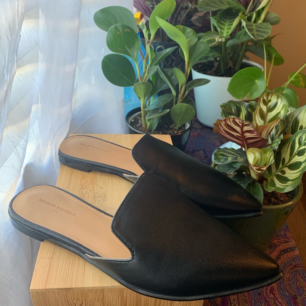 Banana Republic Pointed Toe Flat Mule